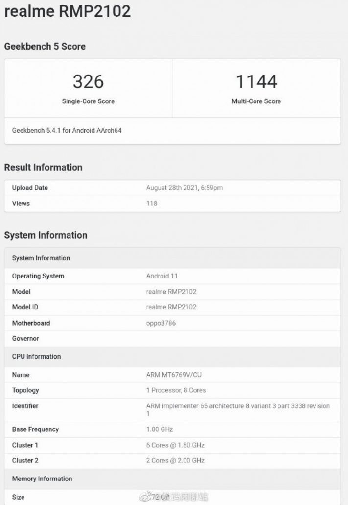 تبلت Realme Pad مجهز به چیپست مدیاتک Helio G80 خواهد بود