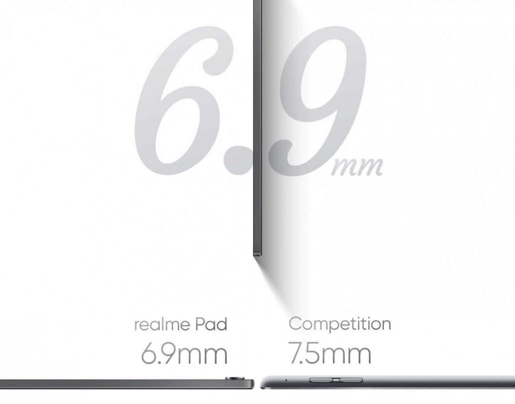 تبلت Realme Pad با باتری 7100 میلی‌آمپر ساعتی و شارژر سریع 18 واتی عرضه می‌شود