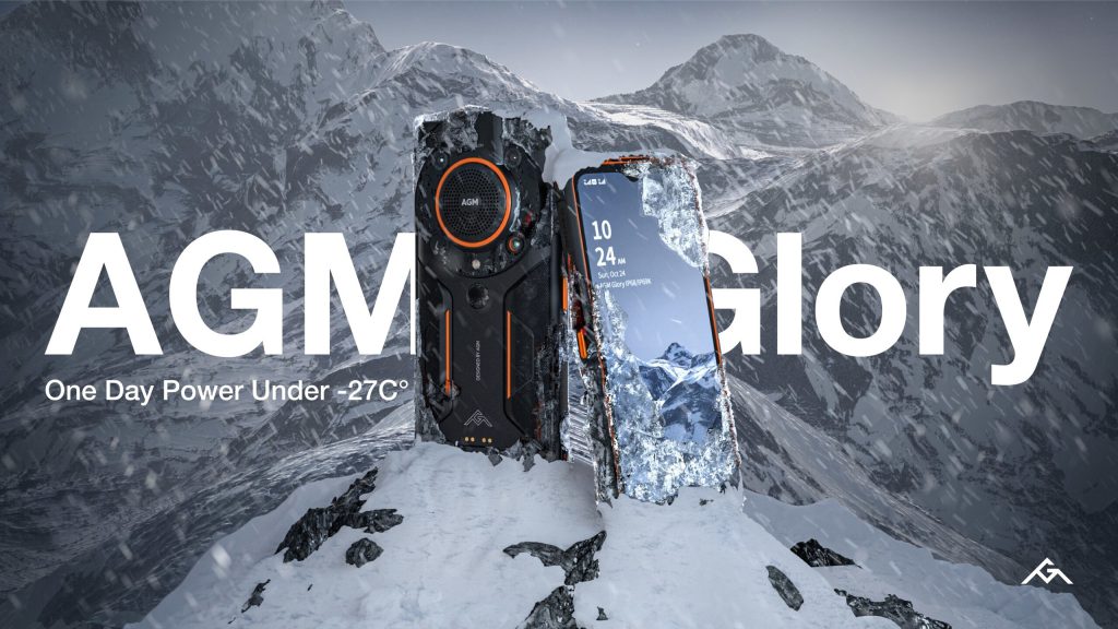 گوشی جان‌سخت AGM Glory می‌تواند در دمای 40- درجه سانتیگراد نیز دوام بیاورد