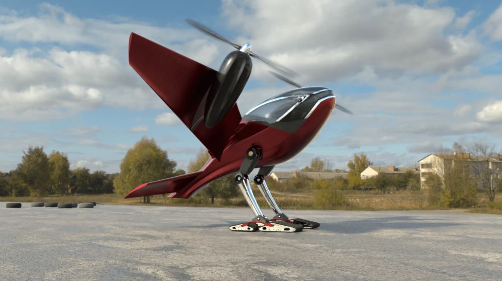 ماکروبت، تاکسی هوایی جدید PHRACTYL؛ ترکیبی عجیب از هواپیما و پرندگان!