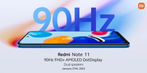 نسخه جهانی Redmi Note 11 دارای نمایشگر 90 هرتزی AMOLED و بلندگوهای دوگانه خواهد بود