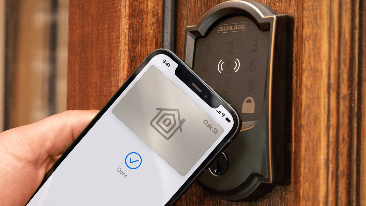 استفاده از ویژگی Apple Home Key آیفون در جدیدترین قفل هوشمند Schlage