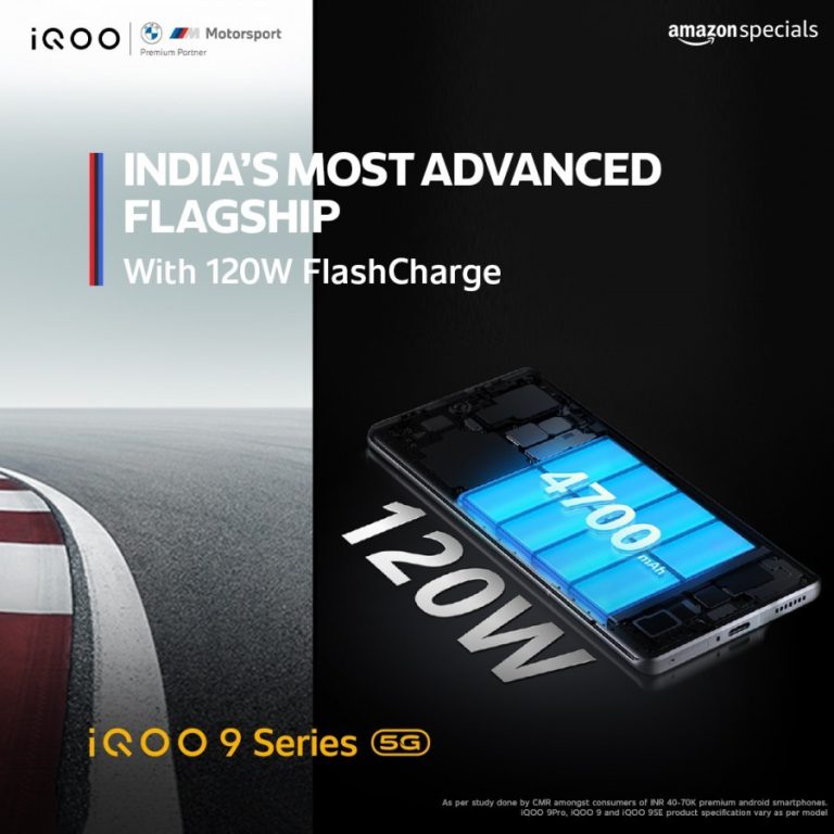 گوشی‌های سری iQOO 9 با باتری 4700 میلی‌آمپر ساعتی و شارژ 120 واتی در خارج از چین عرضه می‌شوند