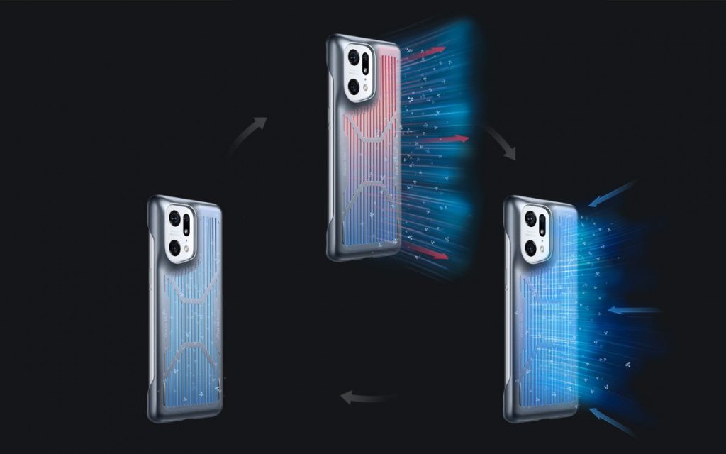 اوپو قاب خنک‌کننده Ice-Skin را برای گوشی فایند ایکس 5 پرو (Find X5 Pro) معرفی کرد