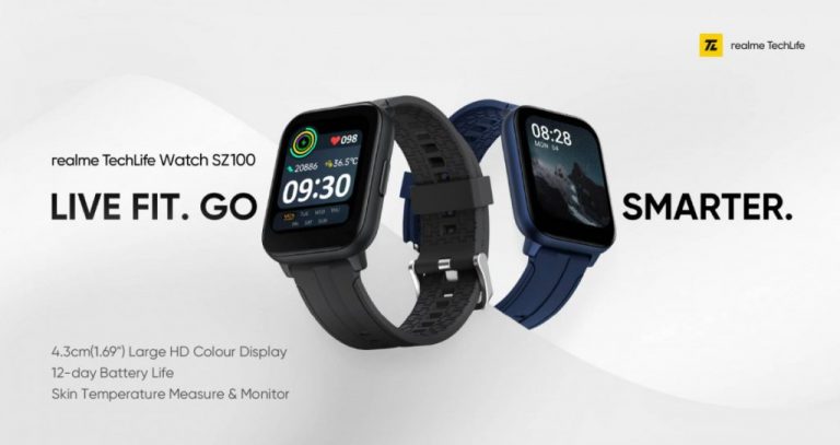 ساعت هوشمند TechLife Watch SZ100 ریلمی، 28 اردیبهشت معرفی می‌شود