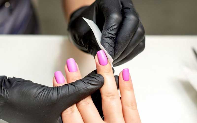 آموزش ناخن کاری رزسرخ