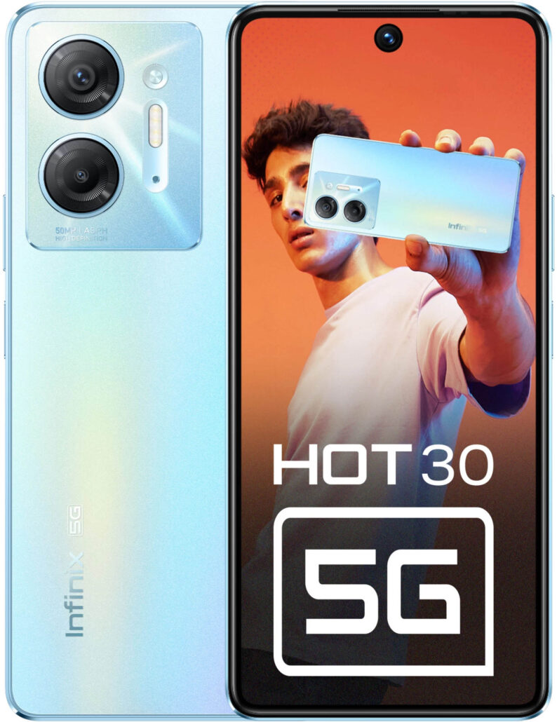 رونمایی از گوشی اینفینیکس Hot 30 5G دارای چیپست Dimensity 6020