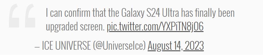 انتشار جزییاتی جدید از دوربین های گلکسی اس 24 اولترا