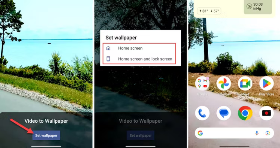 چگونه از ویدیوها به عنوان تصویر زمینه زنده (لایو) در دستگاه‌های اندرویدی استفاده کنیم؟