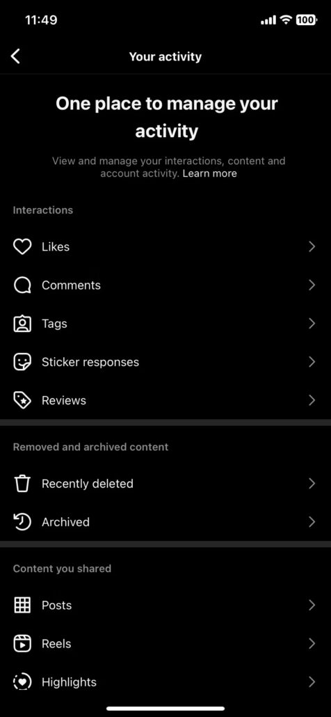 چگونه پست هایی که در اینستاگرام لایک و ذخیره کردیم را ببینیم؟