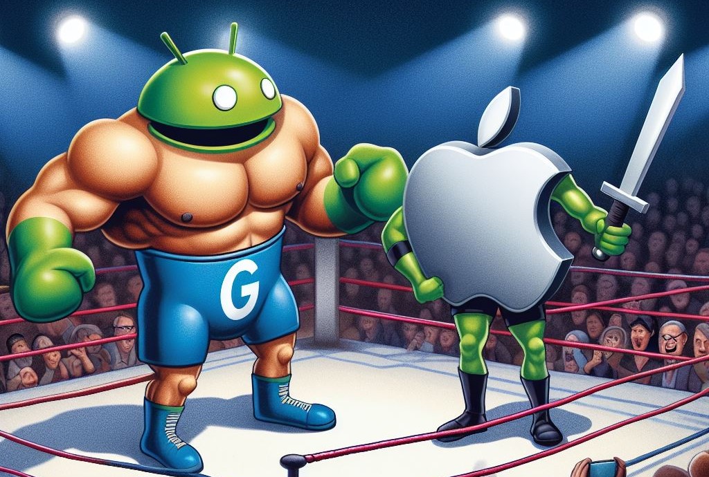 رقابت نفس‌گیر گوگل و اپل بر سر تصاحب بازار جهانی: گوگل برنده این بازی است!