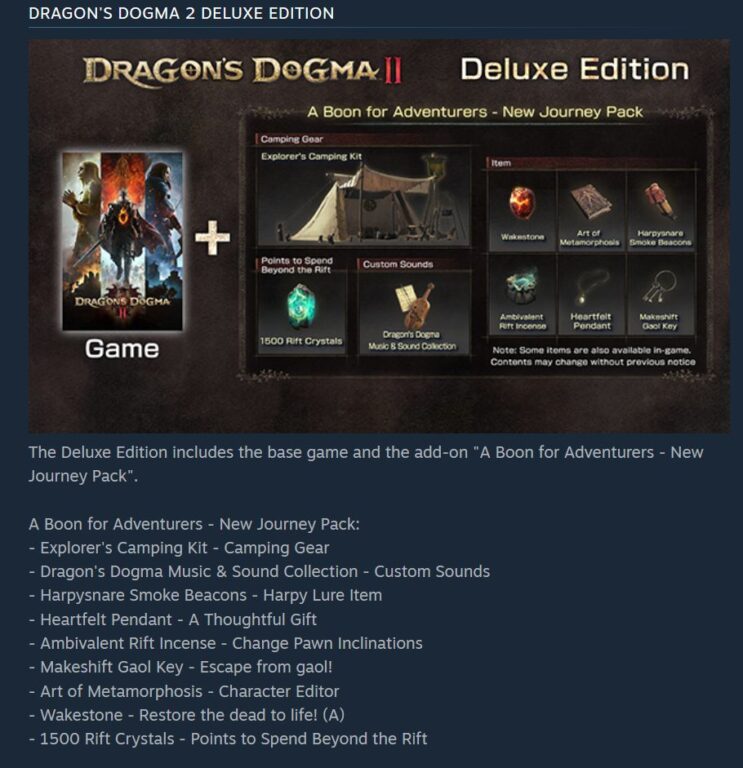 بازی Dragon’s Dogma 2 در فروشگاه استیم رؤیت شد