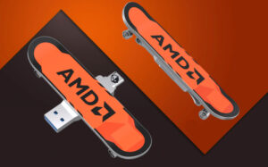 لنوو از فلش درایو USB 3.2 با نام تجاری AMD و طراحی اسکیت‌بردی رونمایی کرد