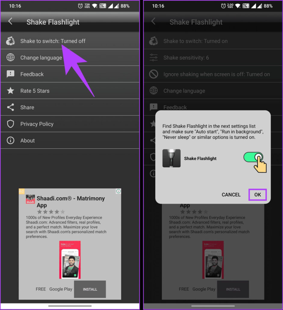 4 روش برتر برای روشن یا خاموش کردن چراغ قوه گوشی اندرویدی