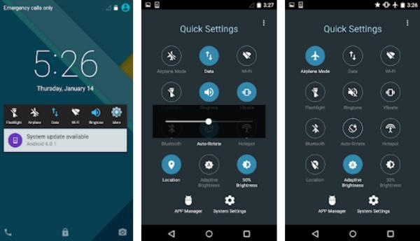 برنامه‌ی Quick Settings for Android