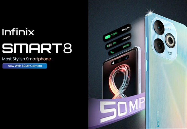 گوشی اینفینیکس اسمارت 8 با تراشه هلیو G36 به بازار هند معرفی شد