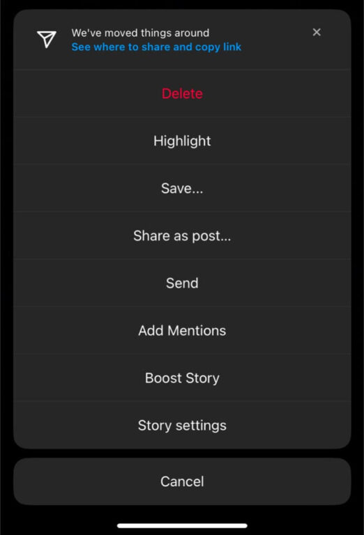 روش های اشتراک گذاری استوری اینستاگرام در استاتوس واتساپ