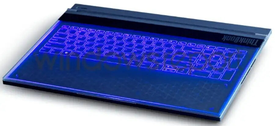 لنوو در نمایشگاه MWC 2024 از یک لپ تاپ با نمایشگر شفاف رونمایی می‌کند!