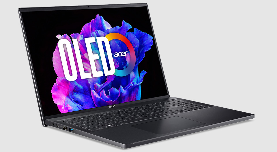 لپ تاپ ایسر سوییفت گو 16 پرو با نمایشگر اولد و رنگ مشکی مات معرفی شد