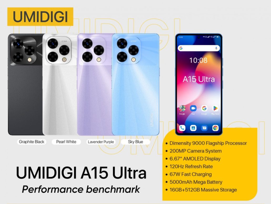 برند Umidigi از چهار تبلت جدید و گوشی های A15 اولترا و A16 پرو رونمایی کرد