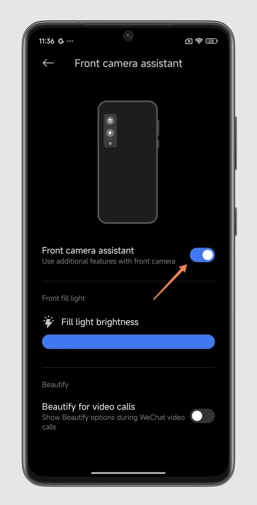 این قابلیت رابط کاربری MIUI 14 و HyperOS تماس تصویری در تاریکی را بهبود میبخشد