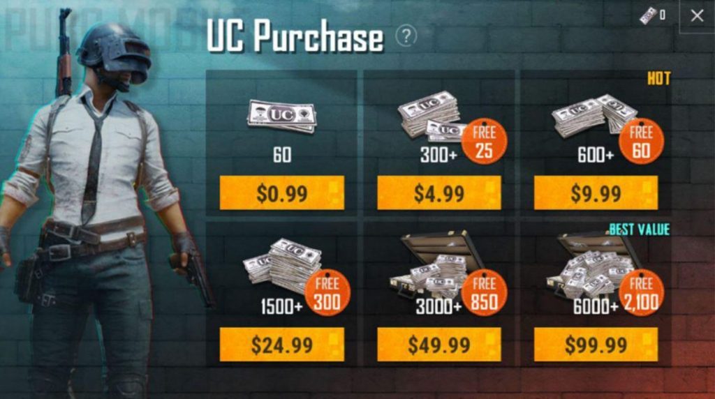 خرید یوسی پابجی موبایل سانیکس