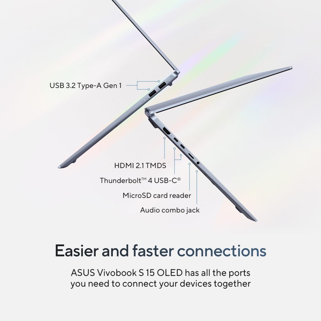 ایسوس از 3 لپ‌تاپ سری ویووبوک S اولد با پشتیبانی از گواهینامه درجه نظامی رونمایی کرد