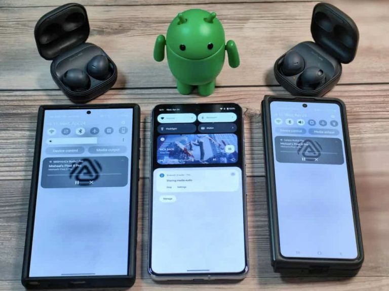 اندروید 15 امکان اشتراک گذاری محتوای صوتی بین چند دستگاه را با بلوتوث Auracast فراهم می‌کند