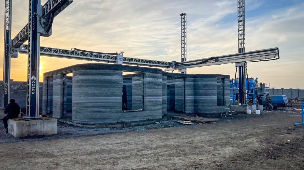 پرینت سه بعدی یک خانه‌ ارزان قیمت در عرض پنج روز!