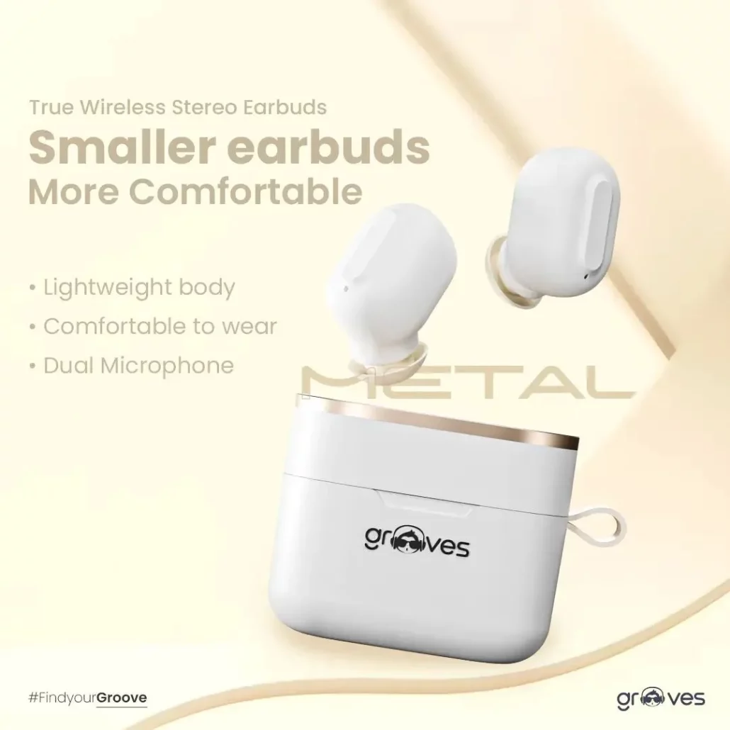 ایرباد متال گیمینگ Grooves با درایورهای 13 میلیمتری رونمایی شد