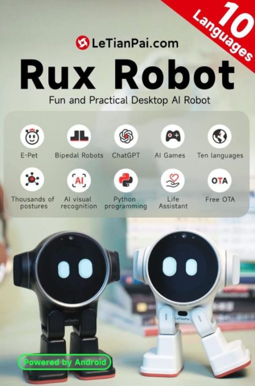 شیائومی از ربات Rux رونمایی کرد؛ قدرتگرفته از Chat-GPT و اندروید!