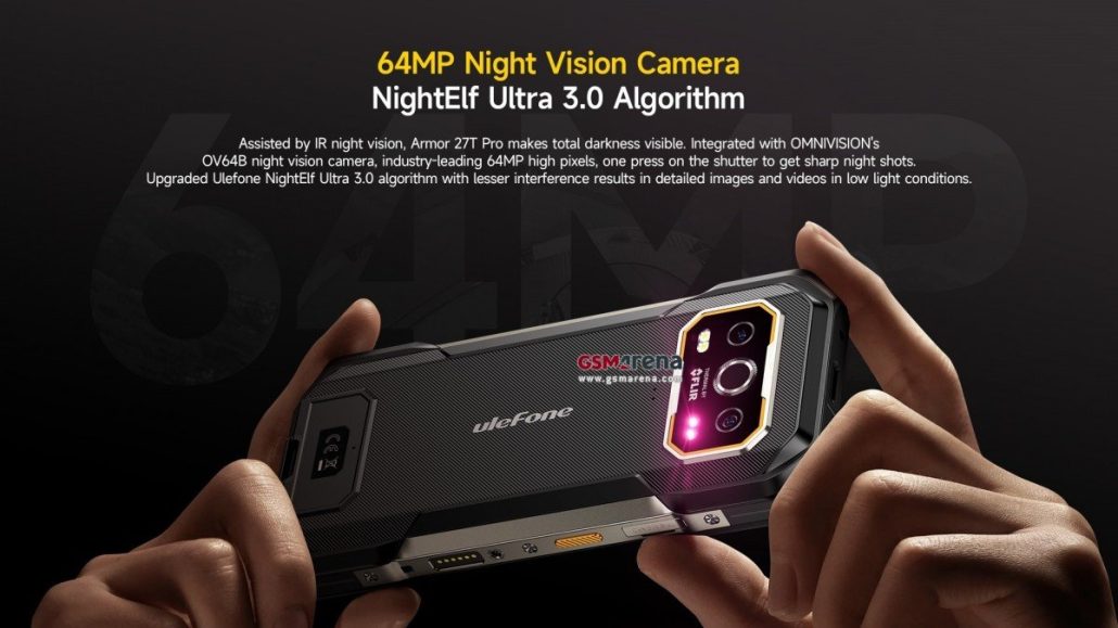 گوشی جان‌سخت یولفون آرمور 27 تی پرو با باتری ۱۰٬۶۰۰ میلی‌آمپرساعتی معرفی شد!