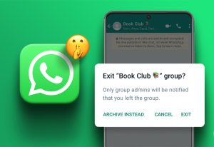 چگونه بدون اطلاع سایر اعضاء یک گروه واتساپی را ترک کنیم؟