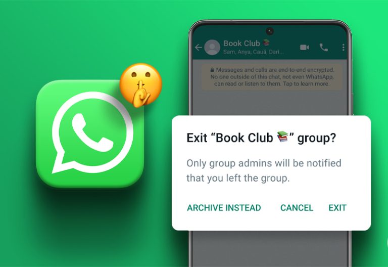 چگونه بدون اطلاع سایر اعضاء یک گروه واتساپی را ترک کنیم؟