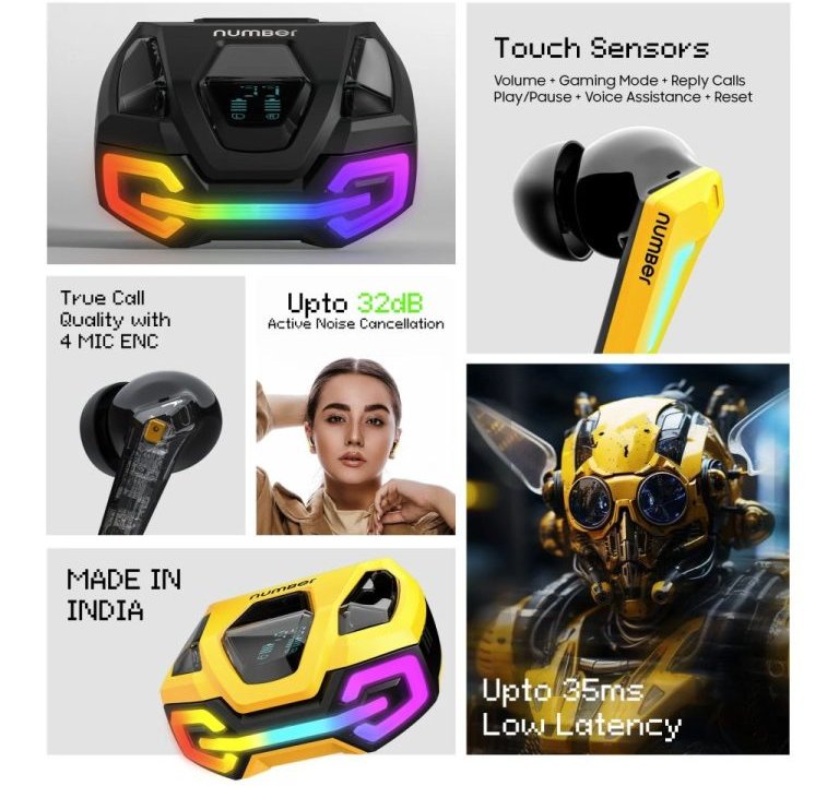 هدفون بیسیم گیمینگ نامبر سوپر بادز جی تی ام 9 با قیمت مناسب راهی بازار شد