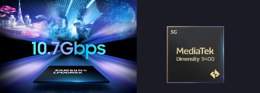 سامسونگ سریع‌ترین رم LPDDR5X جهان را با تراشه دایمنسیتی 9400 پیکربندی می‌کند!