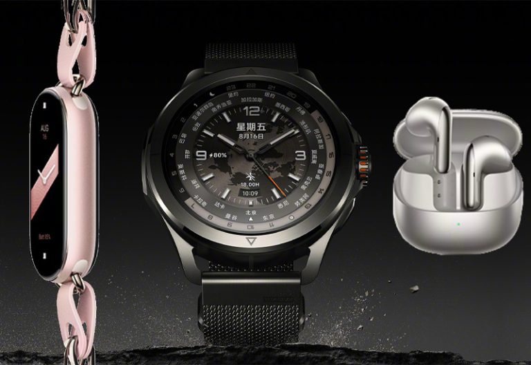 شیائومی از شیائومی واچ S4 اسپرت، شیائومی بند 9 و شیائومی بادز 5 رونمایی کرد