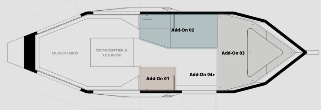 تریلر مسافرتی جدید که مانند یک بال آیرودینامیک به نظر میرسد ... برای کمپینگ؟