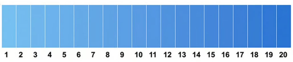 کلمات بر سرعت درک مغز از تمایز سایههای مختلف یک رنگ کمک میکند!