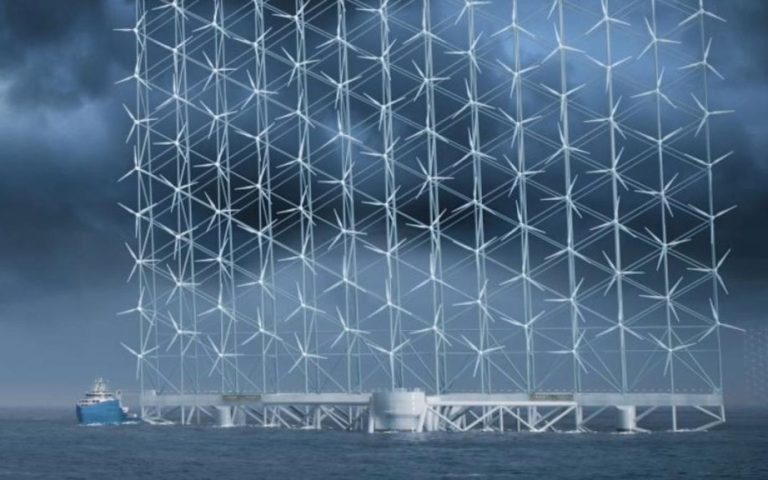 طراحی یک دیوار از توربین‌های بادی به صورت شناور تایید شد!