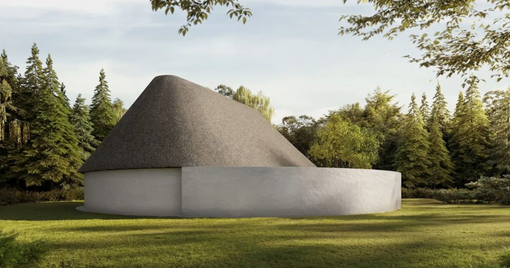 دیوارهای متحرک این خانه باز را میتوانید در صورت نیاز به حریم خصوصی ببندید.