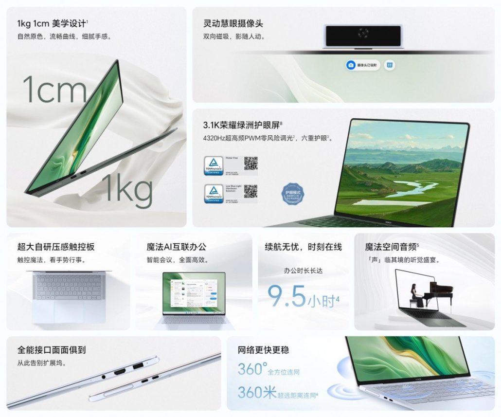 لپتاپ آنر مجیکبوک آرت 14 2024