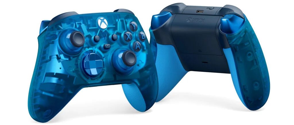 کنترلر نیمه‌شفاف آبی‌رنگ Sky Cipher ایکس باکس معرفی شد