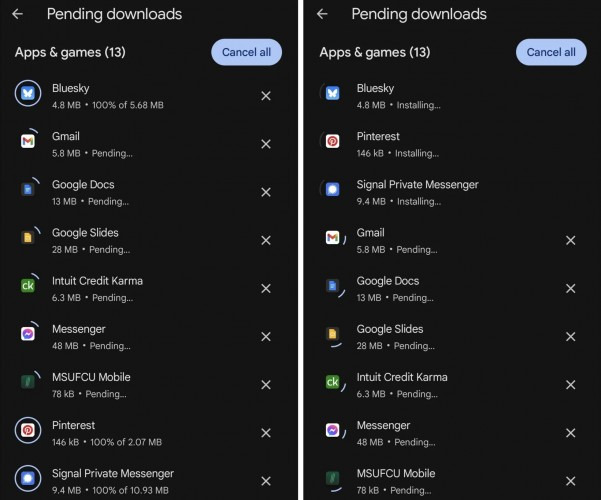 امکان نصب و آپدیت همزمان سه برنامه سرانجام در پلی استور گوگل فراهم شد!