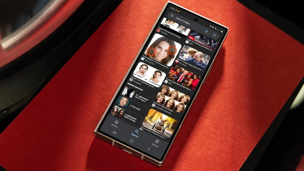 موتور جستجو گوگل اکنون واقعی بودن یا نبودن تصاویر نتایج جستجو را نیز نشان میدهد!