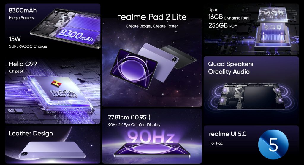 ریلمی از گوشی ریلمی P2 پرو و تبلت ریلمی پد 2 لایت رونمایی کرد