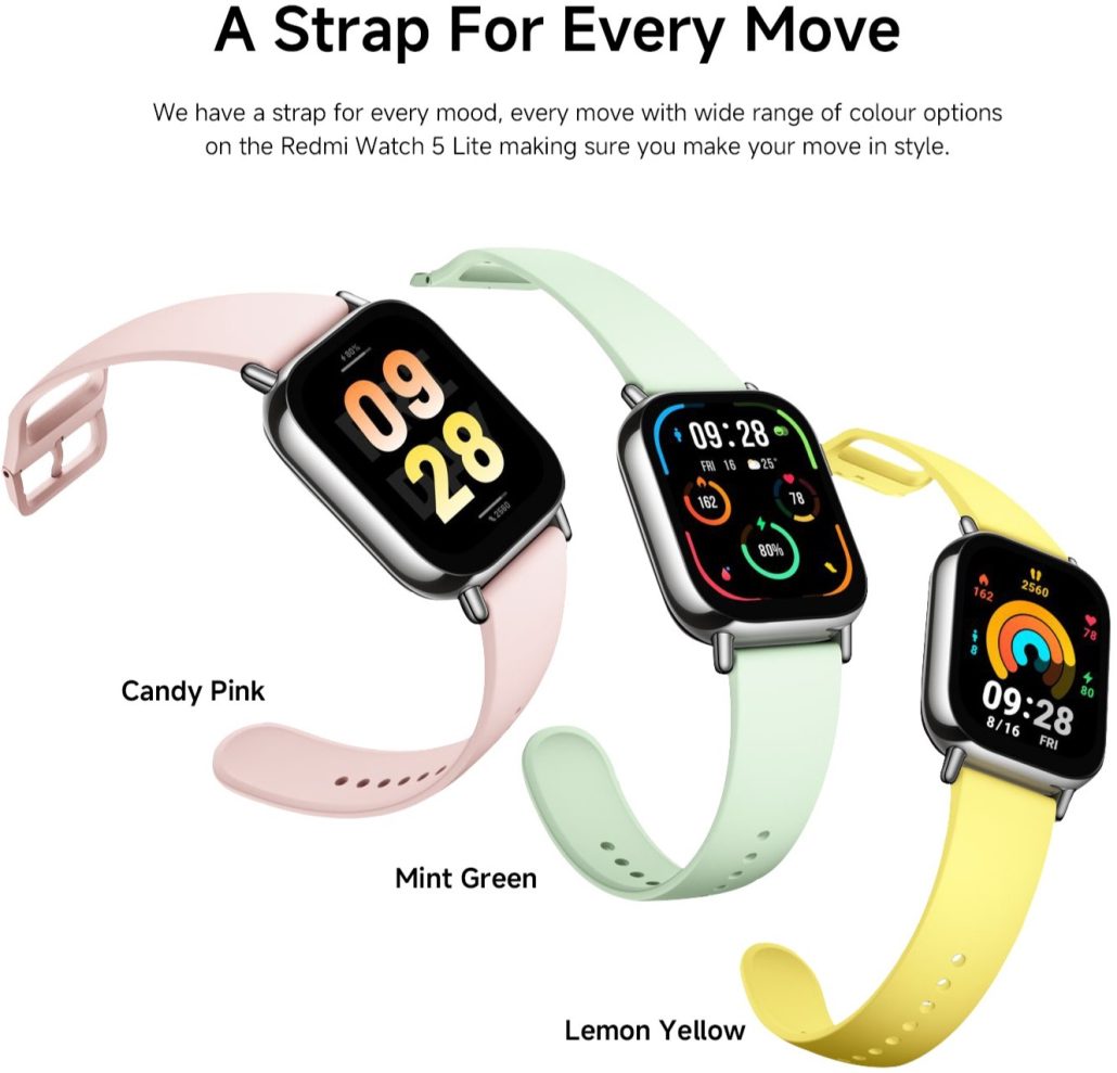 ردمی واچ 5 لایت با طراحی جذاب و برچسب قیمتی 50 دلاری معرفی شد!