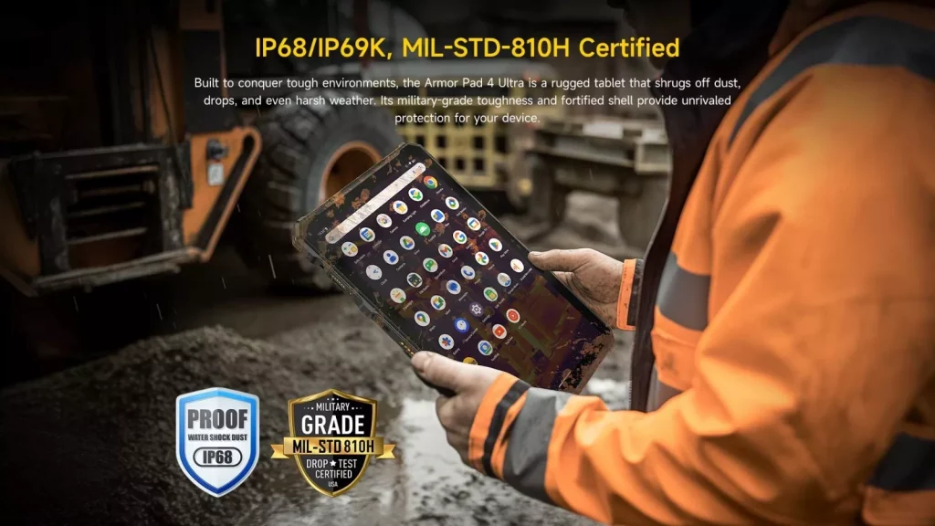 اولین تبلت جان‌سخت 5G جهان؛ سری یولفون آرمور پد 4 اولترا معرفی شد!