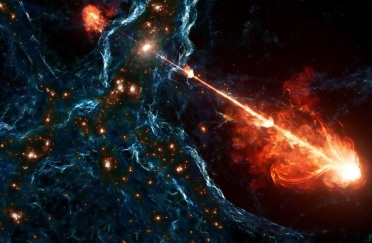 پورفیزیون، جت‌های سیاه‌چاله‌ای به طول ۲۳ میلیون سال نوری، توسط کلتک کشف شدند‌!