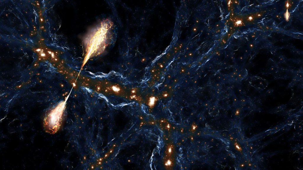 پورفیزیون، جت‌های سیاه‌چاله‌ای به طول ۲۳ میلیون سال نوری، توسط کلتک کشف شدند‌!